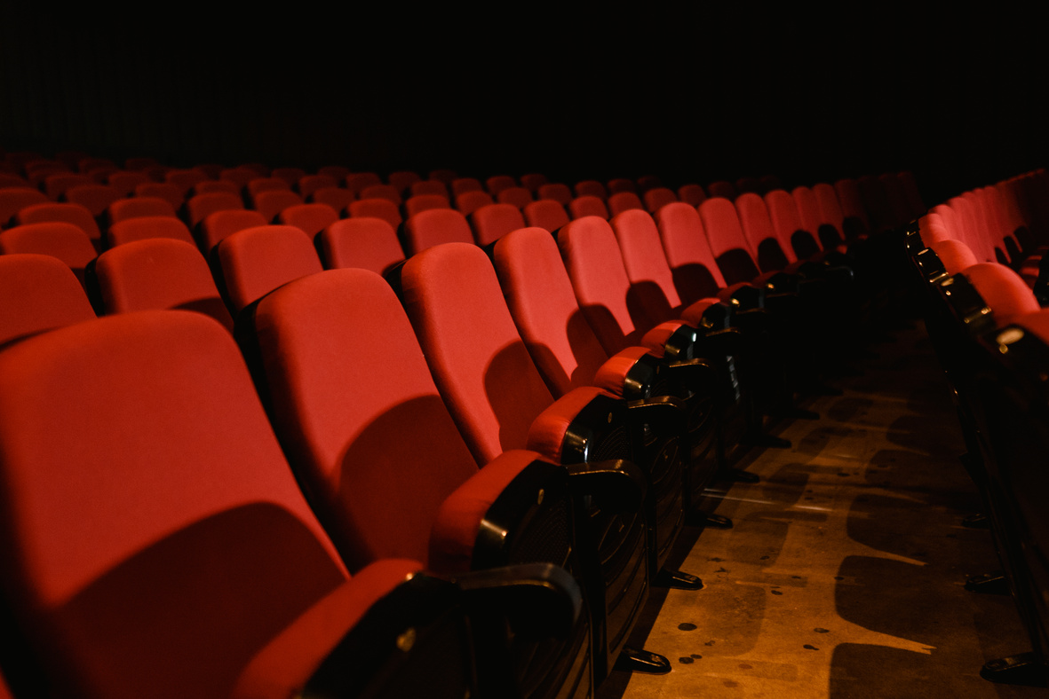 An Empty Movie Theater Seats